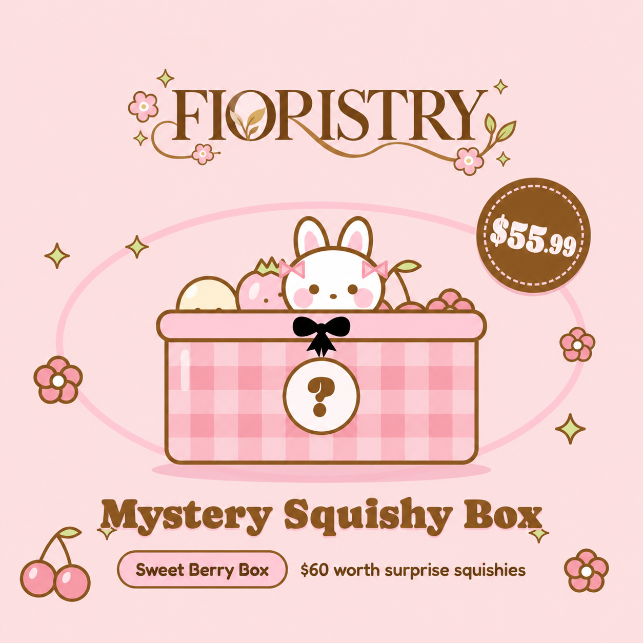 Sweet Berry Box mystery squishy collection with surprise designs