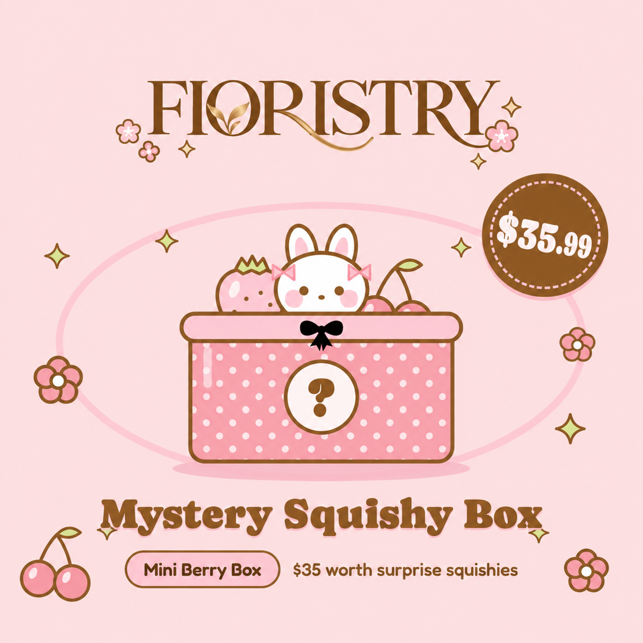 Mystery Squishy Box Mini Berry Box surprise squishy collection